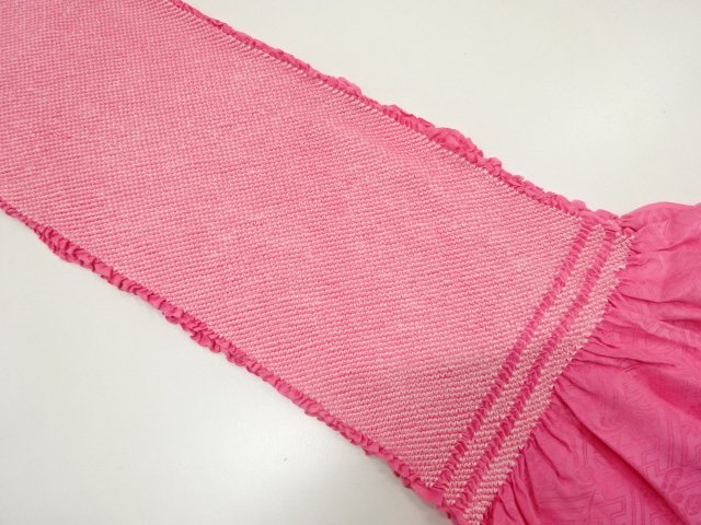 JAPANESE KIMONO / SHIBORI OBIAGE FOR FURISODE
